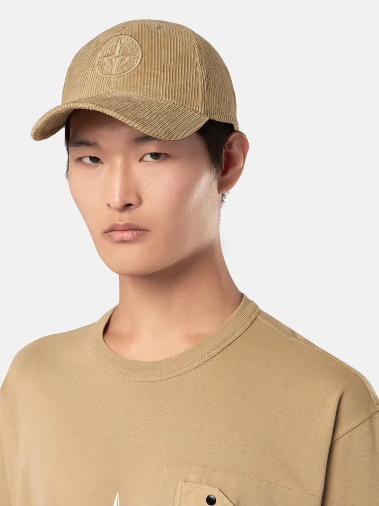 6-Panel Cap with Adjustable Strap - Biscuit
