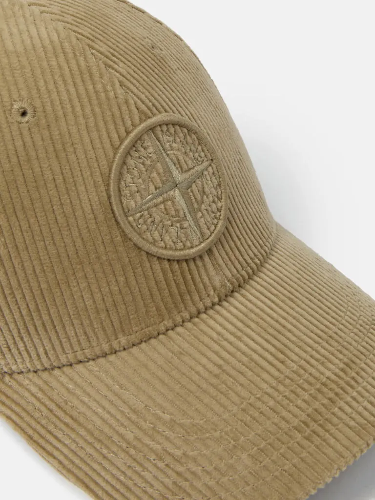 6-Panel Cap with Adjustable Strap - Biscuit