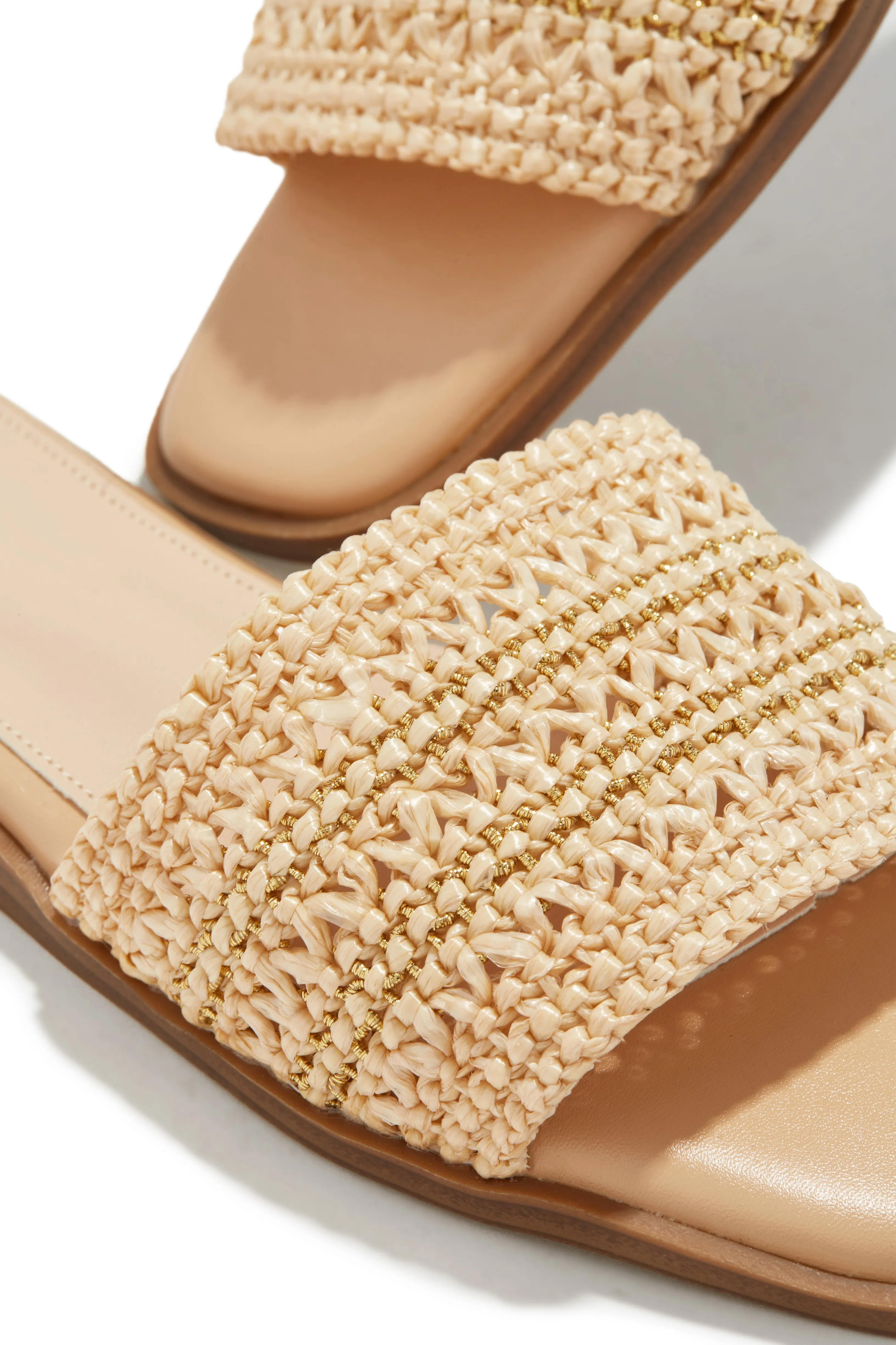 Acapulco Sun Slip On Sandals - Nude