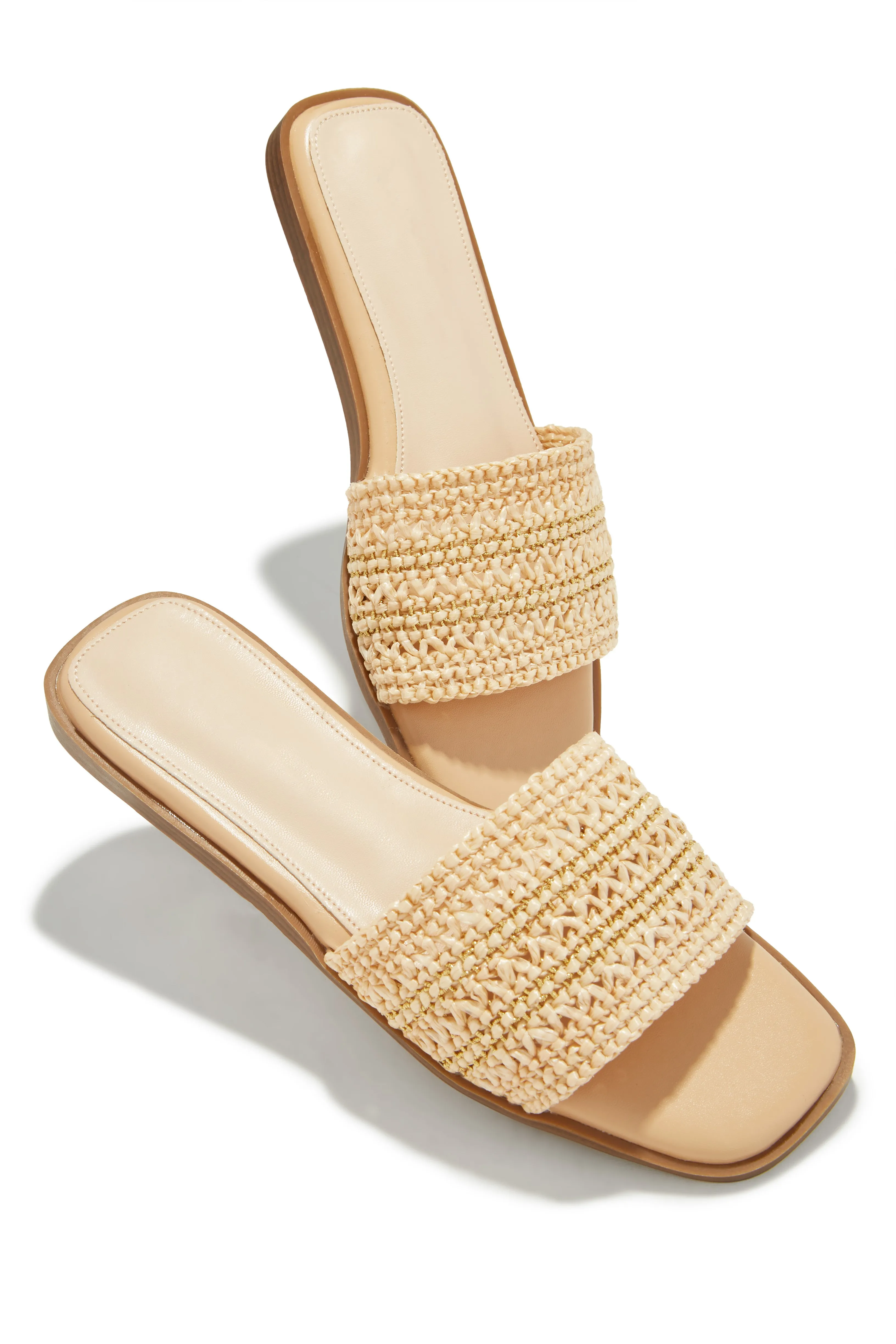 Acapulco Sun Slip On Sandals - Nude