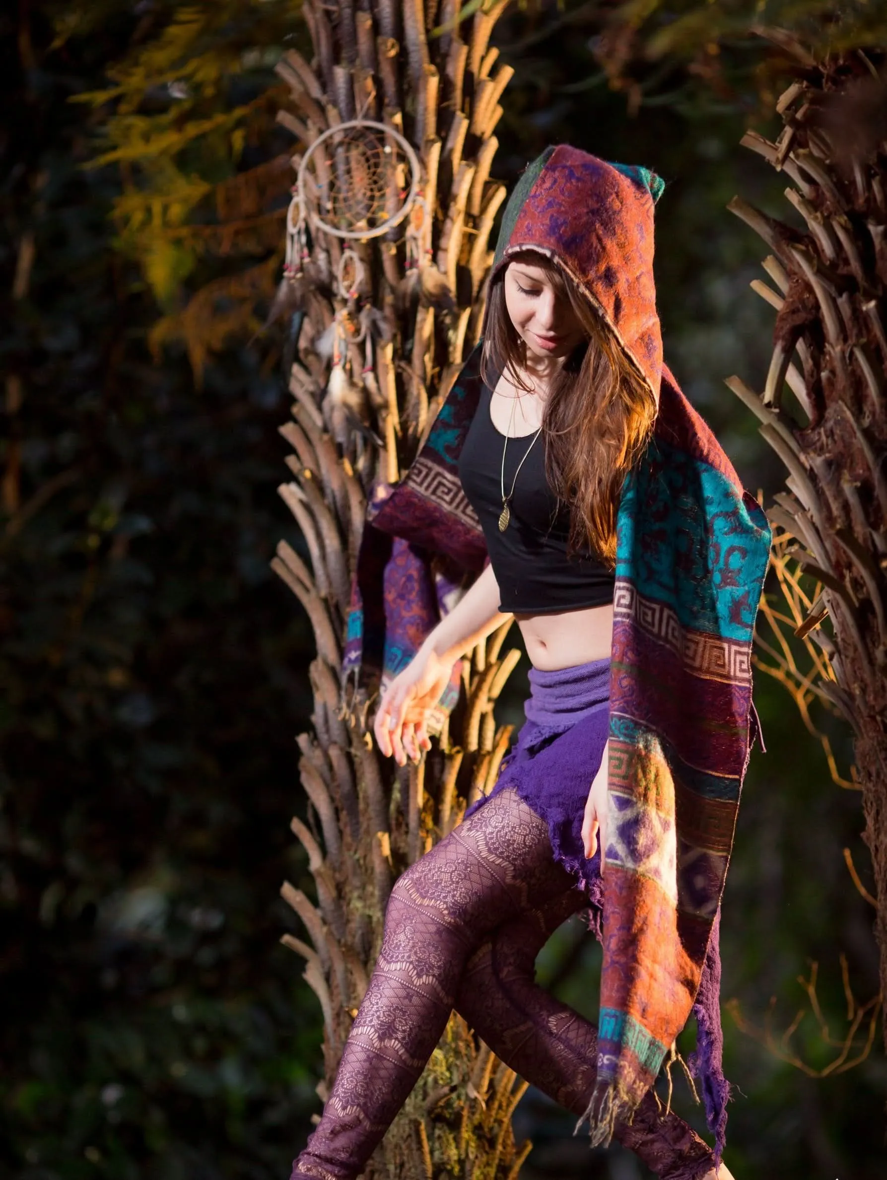 Artist Hoodie Scarf - Multicolour