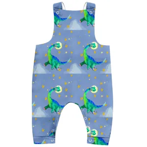 Astro Dinosaur Long Leg Overalls