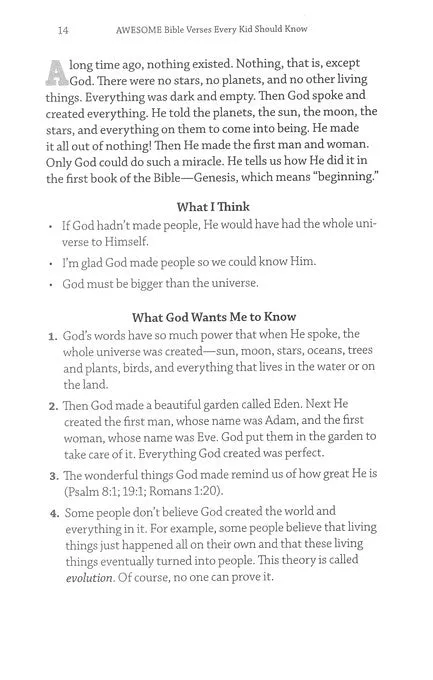 Awesome Bible Verses Every Kid Should Know: And What They Mean