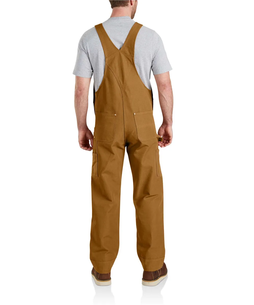 Carhartt R01 Duck Bib Overalls - Carhartt Brown