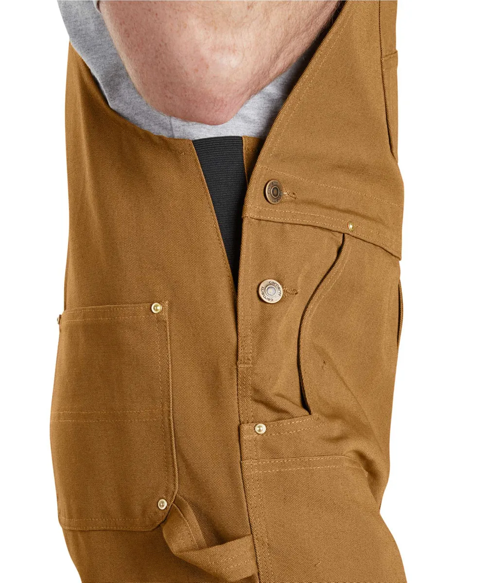 Carhartt R01 Duck Bib Overalls - Carhartt Brown