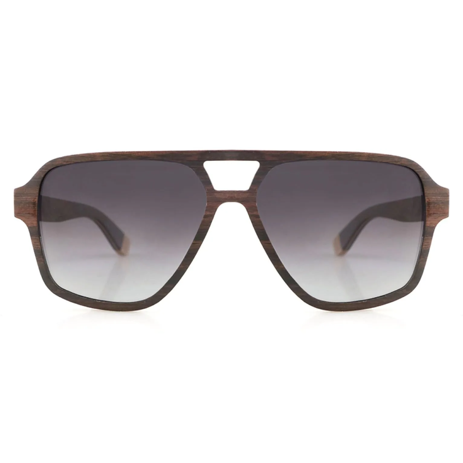 Faviators - Vintage Polarized Wood Aviator Sunglasses