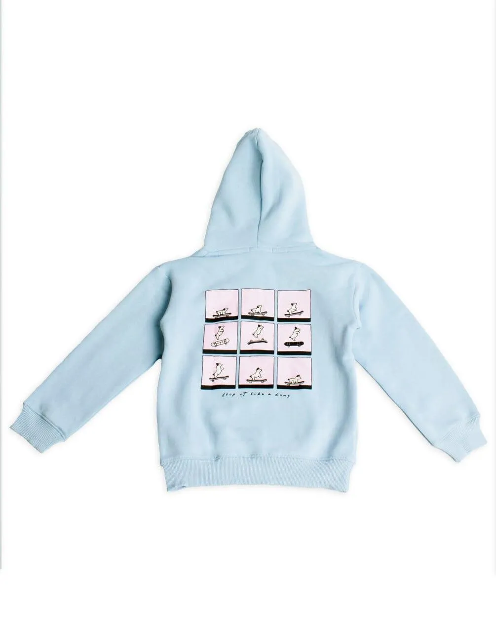 Flip It Like A Dog Kids Hoodie
