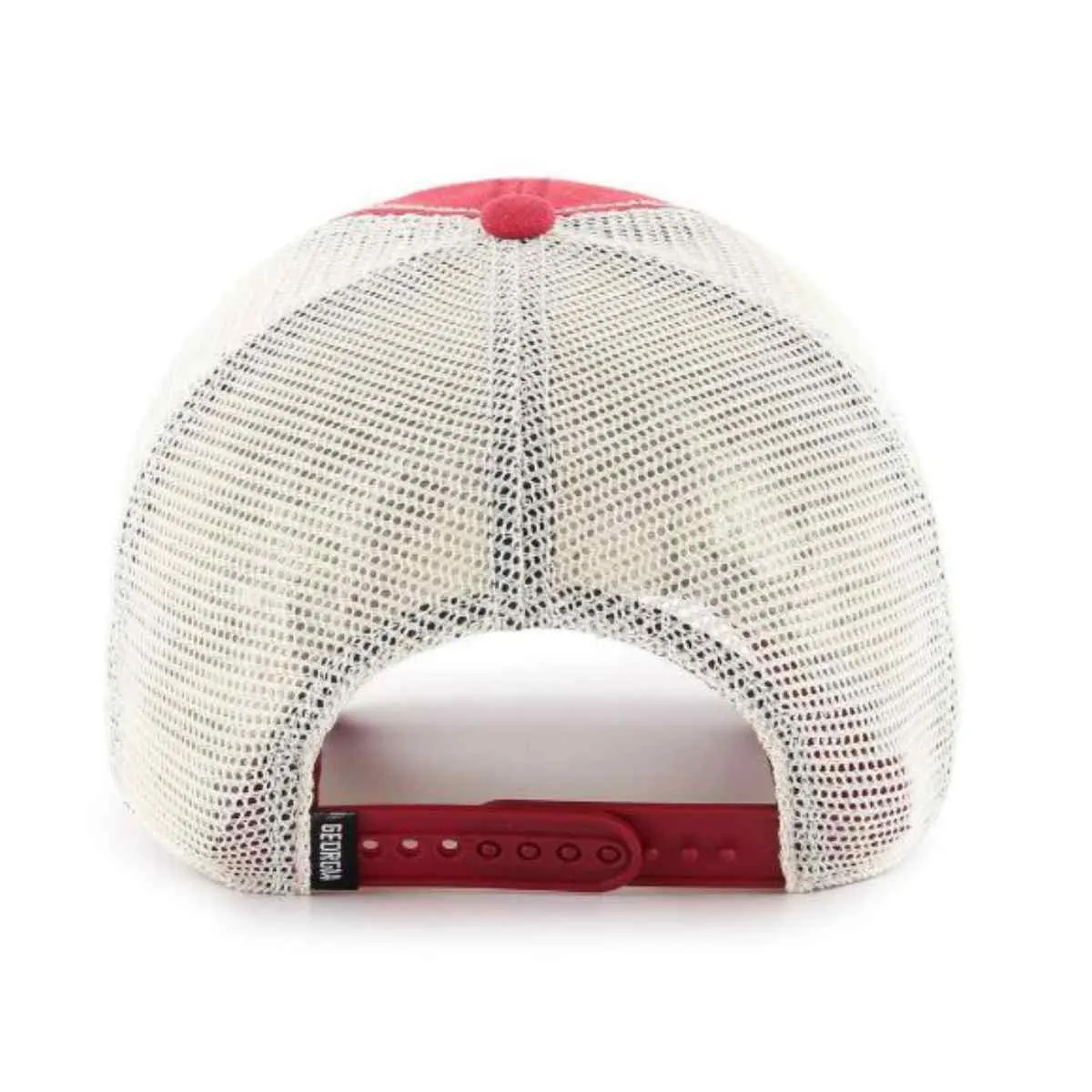 Georgia Bulldogs 47 Brand Rust Red Northport Clean Up Mesh Adj. Slouch Hat Cap