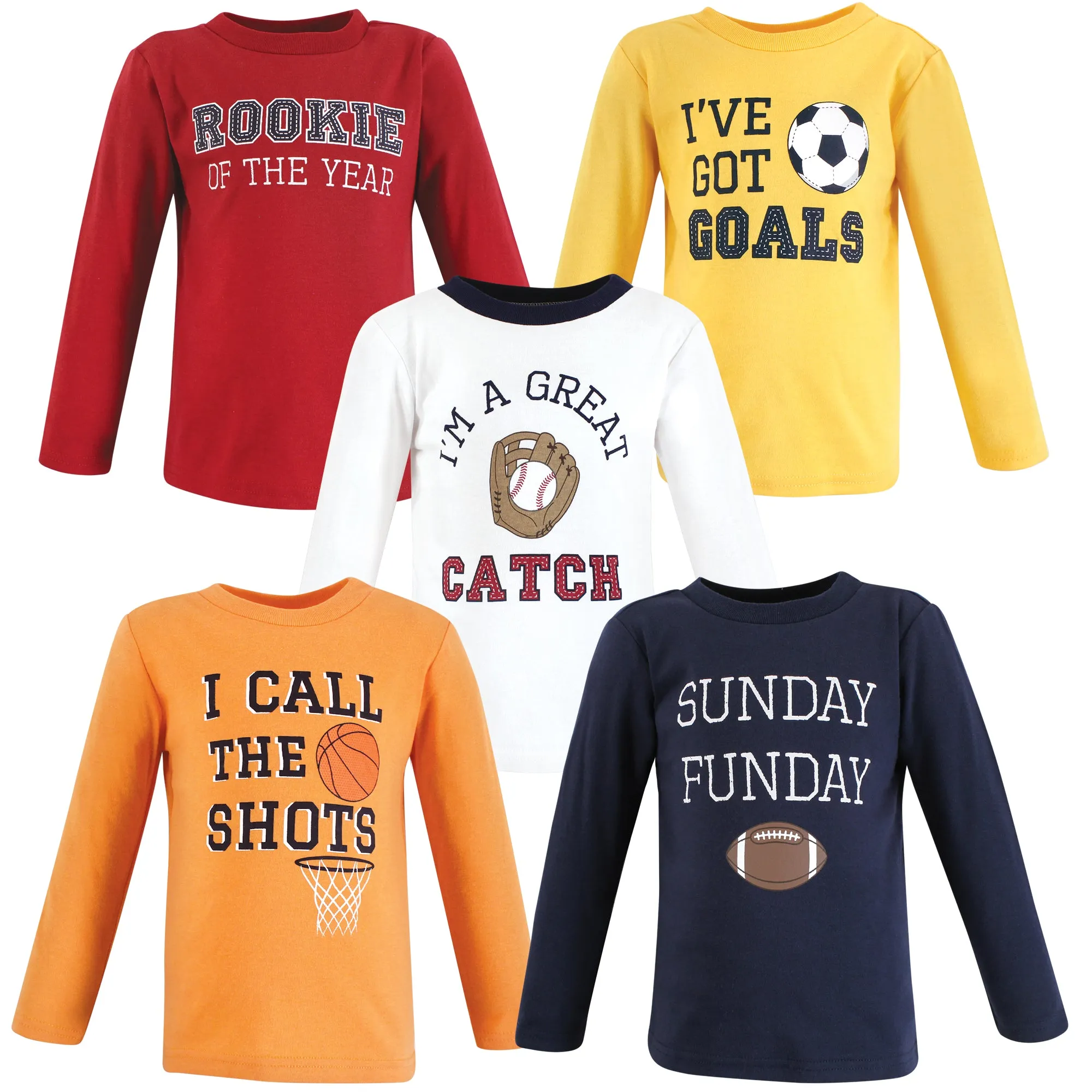 Hudson Baby Long Sleeve T-Shirts, Sports