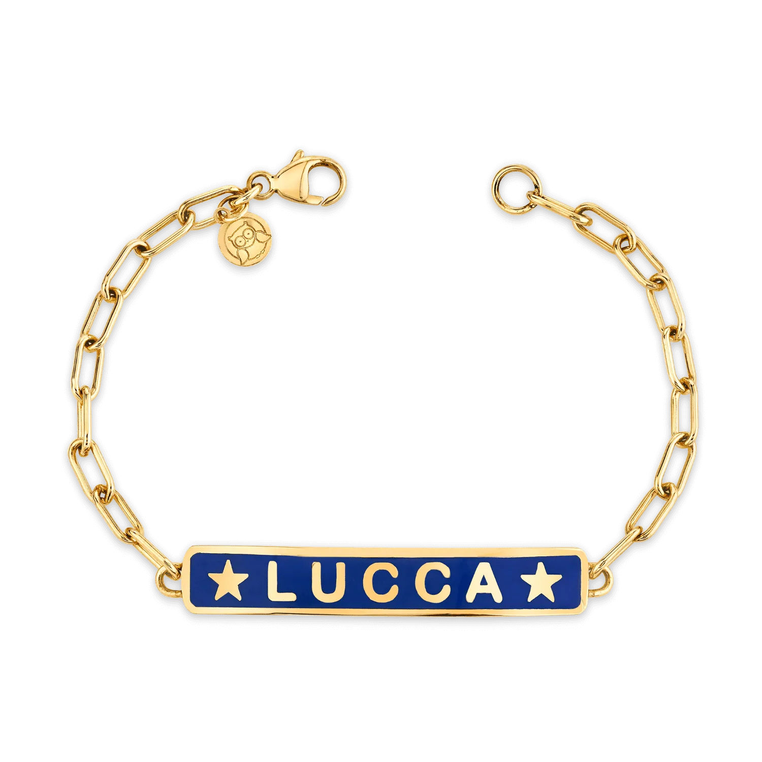 Kids Enamel Star ID Bracelet