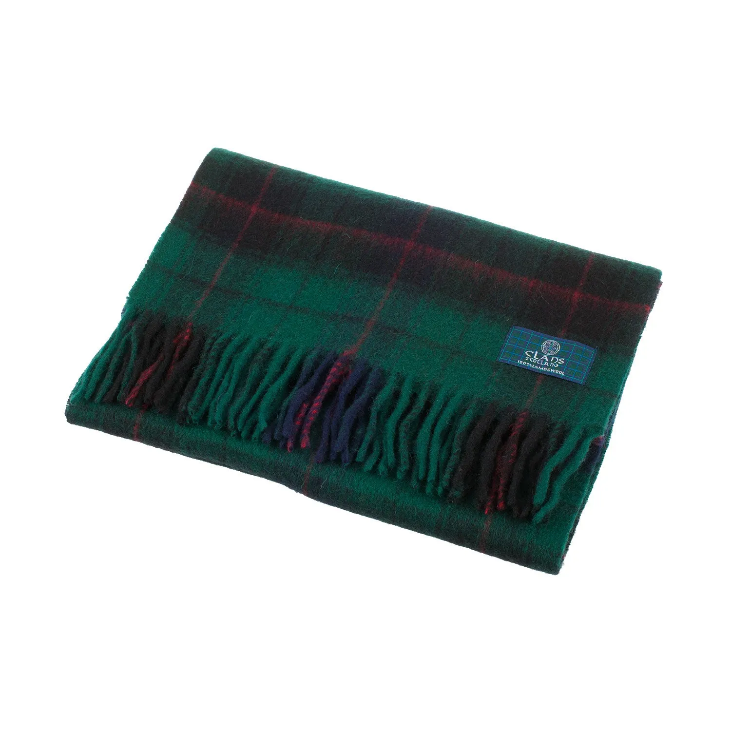 Lambswool Scottish Tartan Clan Scarf  Davidson