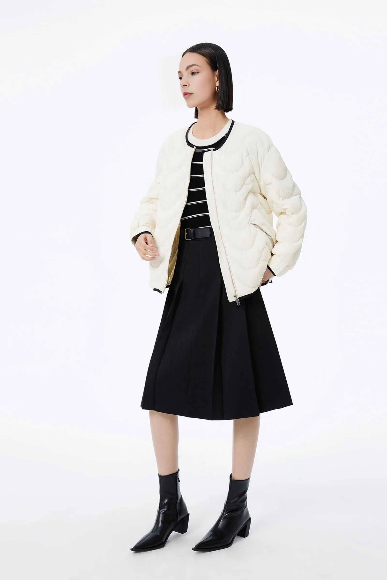 LILY Baseball Jacket Down Coat