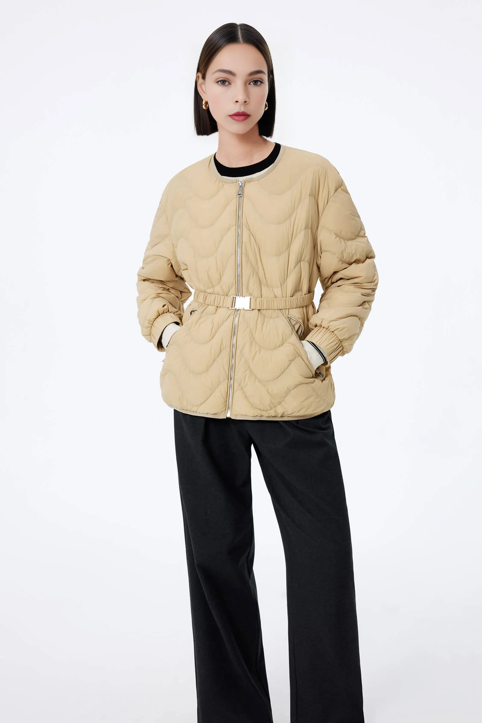 LILY Baseball Jacket Down Coat