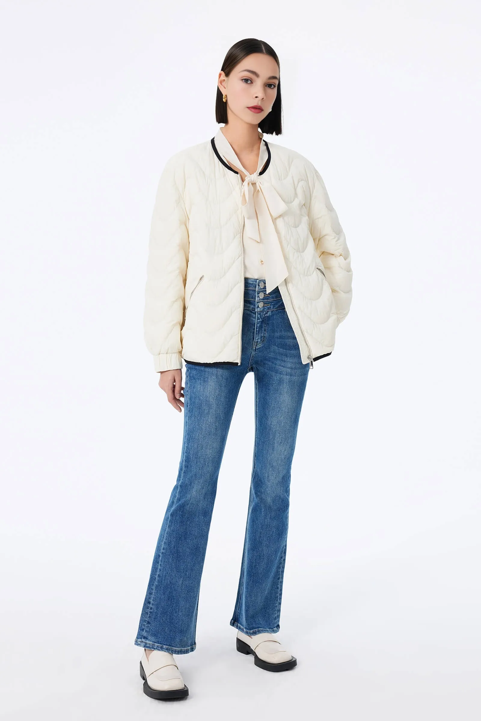 LILY Baseball Jacket Down Coat