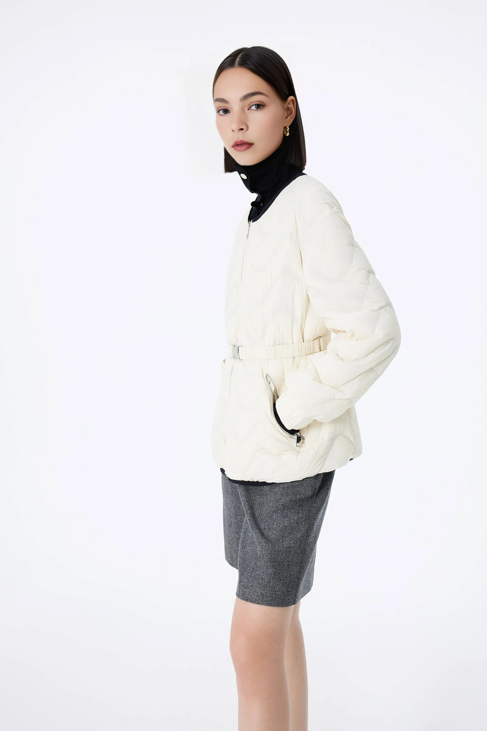 LILY Baseball Jacket Down Coat