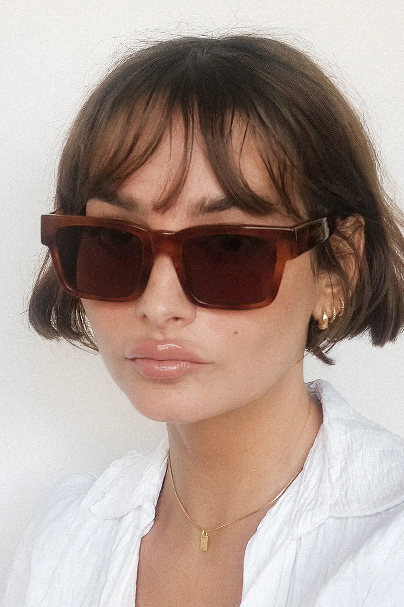 Lu Goldie TL06 Sunglasses Chestnut