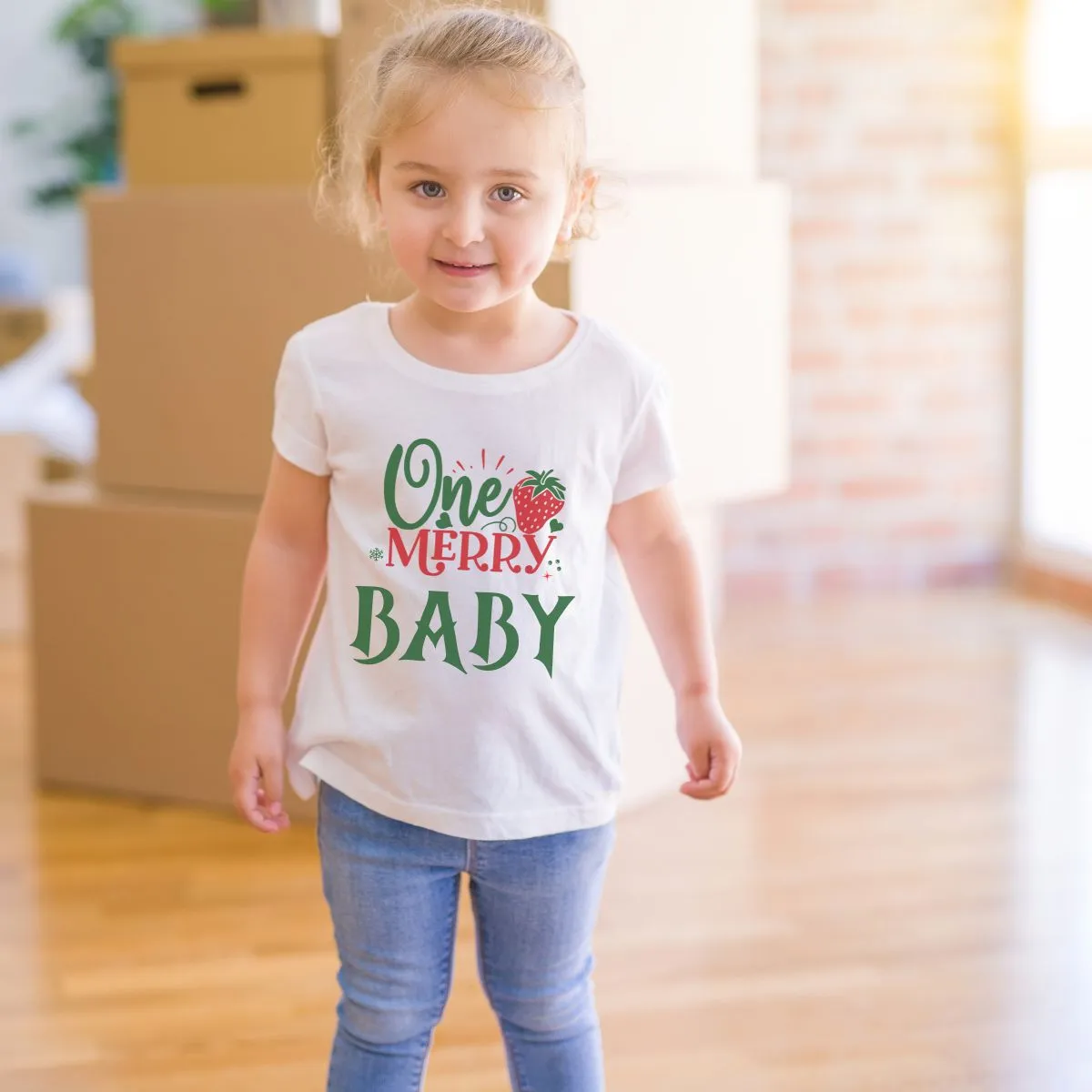 One Merry Baby Christmas Theme T-Shirts