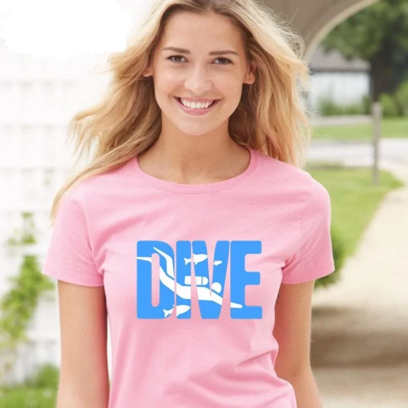 Scuba diving T-Shirt for Women | DIVE - Slim Fit