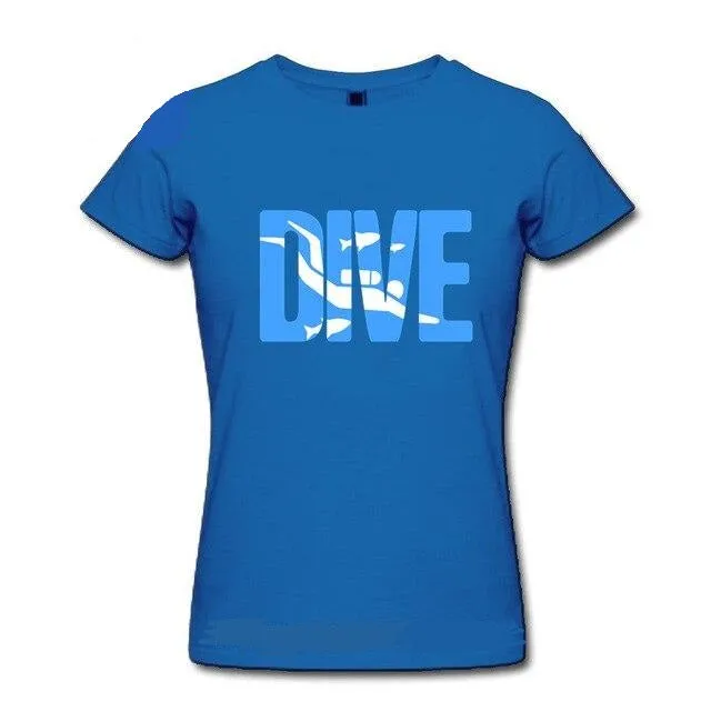Scuba diving T-Shirt for Women | DIVE - Slim Fit