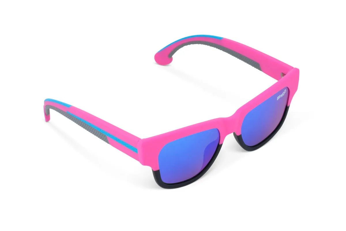 Sky Blue Pink Fire Island Kids' Sunglasses